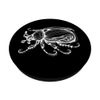 Line Art Entomologists Japanese Beetle PopSockets Adhesive PopGrip