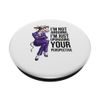 funny sarcastic animal ironic design PopSockets Adhesive PopGrip