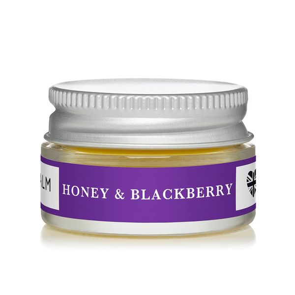 Bee Good 100% Natural Honey & Blackberry Moisturing Lip Balm with British Beeswax and Honey, Jar 10g