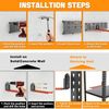 Garden Tool Organizer Wall Mount, Garage Folding Chair Storage Rack, Tools Rack 