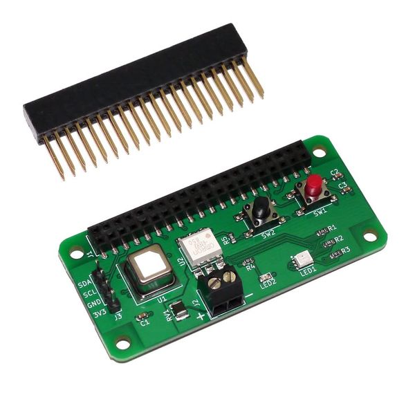 RPZ-CO2-Sensor - Carbon Dioxide Sensor/Relay Expansion Board for Raspberry Pi