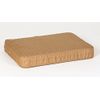 Small Beige Plaid Orthopedic Foam Dog Bed