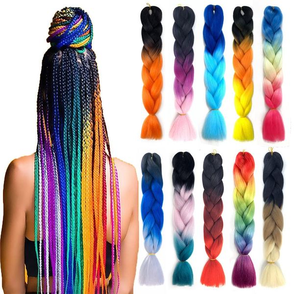 TANMOKUKO Wig, Extensions, Set of 3, Braided, Gradient, Braided, Hair Accessory, Assorted, Hair Bundle, Wig, Hair Extension, Hair Extension, Hair Accessory, Hip Hop, Reggae Dance, Hair Arrangement, C23, Free Size