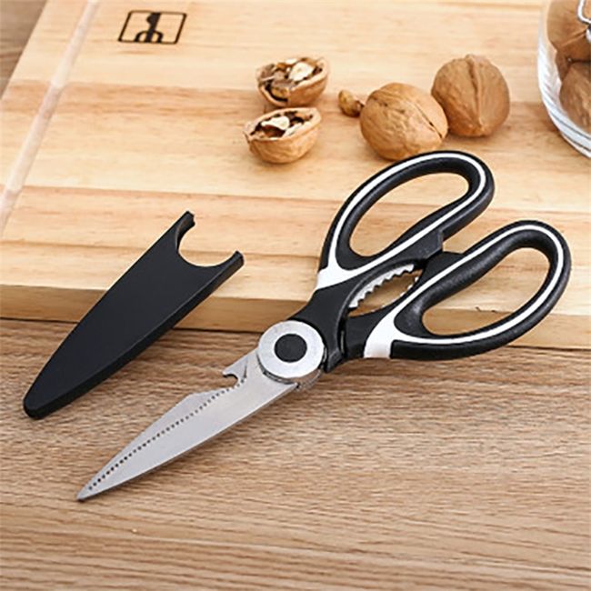 Multifunctional Kitchen Scissors Plastic Handle