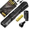 Nitecore MH10 V2 Rechargeable Flashlight w/Battery & Free Wall USB Adapter