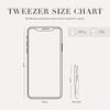 Tweezerman Mini Slant and Point Tip Tweezer - Tweezers Set for Eyebrows, Facial Hair, Ingrown Hairs