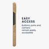 kwmobile Case Compatible with Google Pixel 6a Case - Cover with Cork Finish - Light Brown