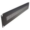 kenable Blanking Plate Vented 2U for Comms Data Cabinet Rack 19 inch Black