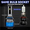 For 2008-2009 Dodge Avenger Combo LED Headlight High Low Beam+Fog Light Bulbs