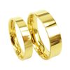 Everstone Engagement Ring Sets Couples Wedding Sets Titanium Bands For Him and Her Polished Flat Shape