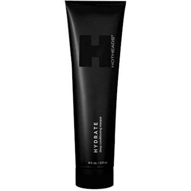 HOTHEADS Hydrate Deep Conditioning Masque 8 oz (Protects hair and extends the life of Hair Extensions. Sulfate & Paraben-Free)