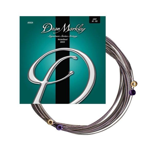 Dean Markley 2602A-LT Light Nickel Steel Bass Guitar Strings, 040-100