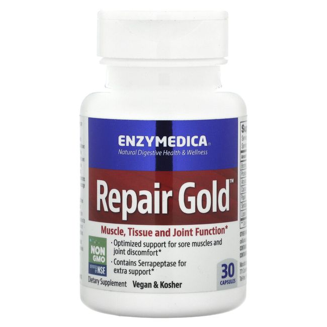 Enzymedica Repair Gold 30 Capsules Casein-Free, Dairy-Free, Egg-Free,