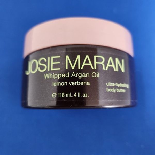 Josie Maran Whipped Argan Oil UltraHydrating BodyButter 4oz Lemon Verbena sealed