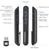 2-in-1 USB Type C Presentation Clicker for PowerPoint Remote, Hyperlink Wireless Presenter Remote Presentation Pointer,USB Presentation Remote Slide Advancer PPT Clicker for Computer Laptop Mac