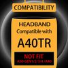 CCRE Headband Replacement for Astro A40 tr a40tr Headset - a40 tr Replacement Headband (PU Black)
