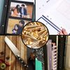 Szkoo Chicago Binding Screws - 4mm x 16mm, 25 PCS (Brass, Phillips Nut)