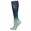 Prestige Medical 12" Soft Comfort Compression Socks, Galaxy Aqua