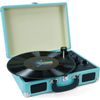 Vinyl Record Player, 3 Speeds Suitcase Portable Record Player RCA Output Aux 