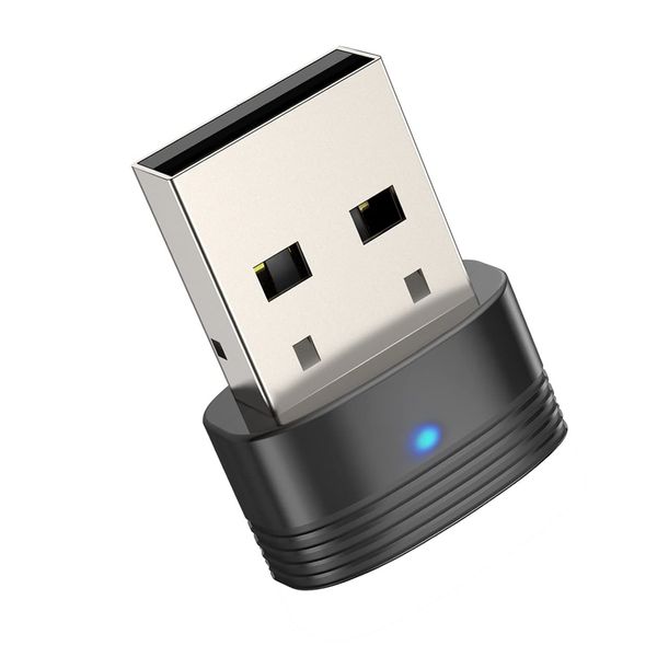 CGZZ Bluetooth 5.0 Adapter, Bluetooth Adapter PC, Bluetooth Dongle, Plug and Play, for PC Desktop Laptop, Supports Windows 10/8.1/8/7, Linux