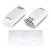 WRAPGRADE Stickers Compatible with DJI NEO Two Batteries (Racing White)