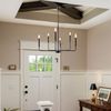 Modern 6-Light Candle Ceiling Light for Dining Room Lighting Fixtures Hanging