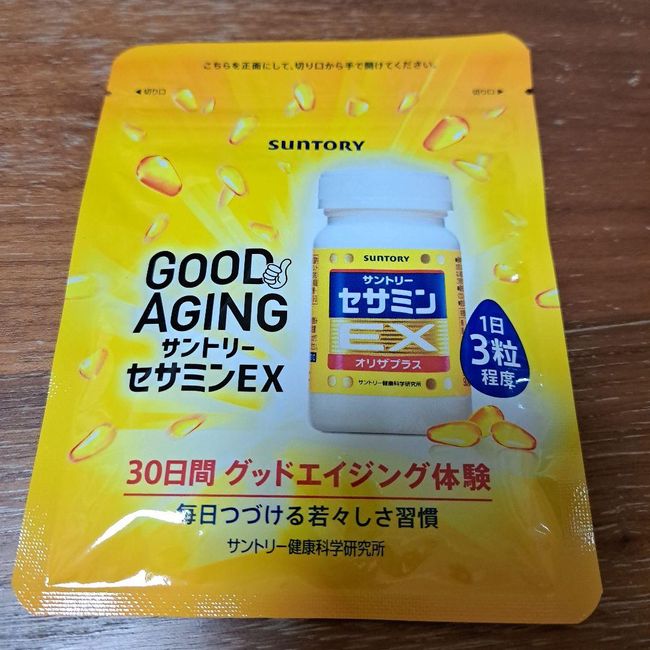 Suntory Sesamin EX Sesame Oryza Plus Vitamin E Supplement 90 Tablets 180 Tablets