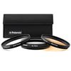 Polaroid Optics 3 Piece Special Effect Filter Kit Includes Soft Focus, 4 point Star Effect, 77 mm