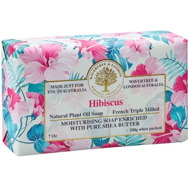 Wavertree & London soap bar Hibiscus (1 Bar)