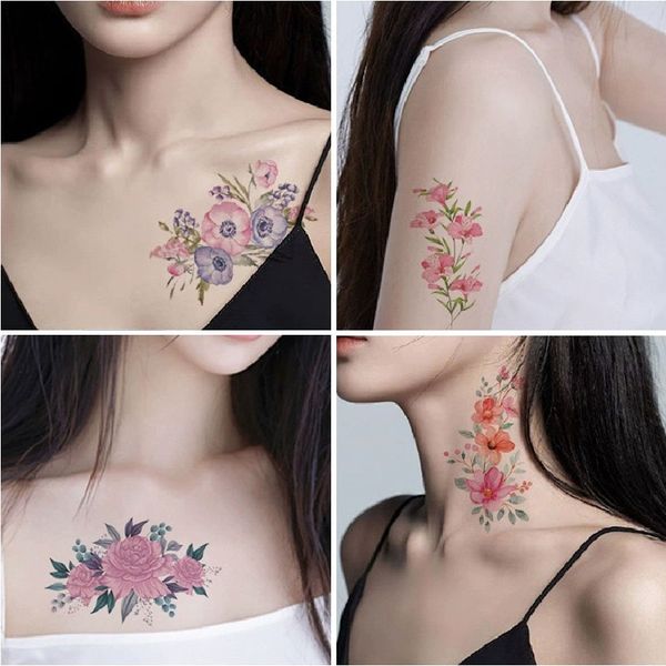 Ansio Women&#39;s Tattoo Sticker Henna