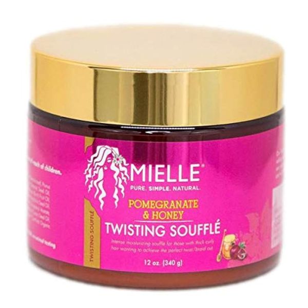 Mielle Organics Pomegranate And Honey Twisting Souffle 12Oz (Pack of 2)