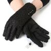Vera Tucci TOUCH SCREEN BOUCLE GLOVES RMD2403-180-04 BLACK