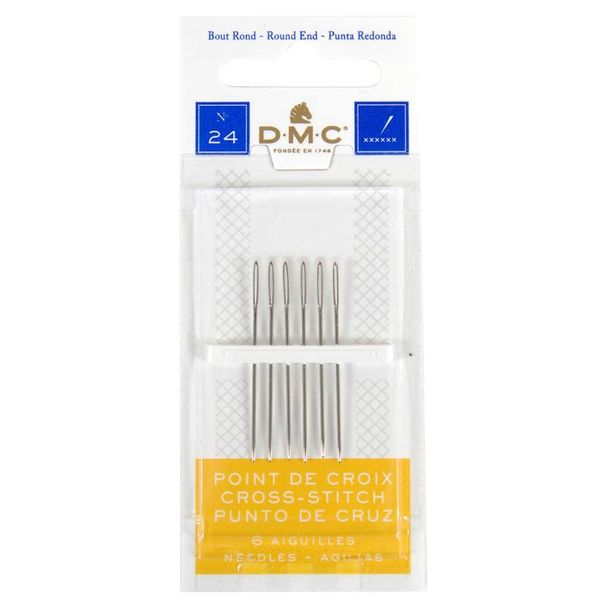 Size 24 Cross Stitch Needles(6)