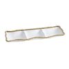 Pampa Bay Golden Salerno 3-Section Serving Piece