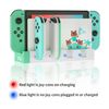 Charger Compatible with Switch Joy Cons, Charging Dock Compatible with Nintendo Switch Joy Cons - GreenWhite
