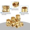 uxcell 180pcs M2 M2.5 Metric Thread Insert Brass Heat Set Insert Knob Assortment Kit 3D Printed Brass Nut Nut Screw Insert Nut