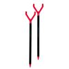 Fishin Stix 30" Extendable Trident Rod Holder 2 Pack, Pink