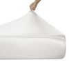 MILVOWOC Queen Satin Fitted Sheet - Ivory White, Soft Bottom - 1 Piece