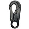 ProClimb Forged Aluminum Double-Lock Gate Captive Eye Snap Hook 27 kN - Black