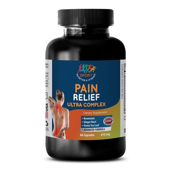 Knee Pain - PAIN RELIEF ULTRA COMPLEX 610MG 1B - Ginger Root Capsules