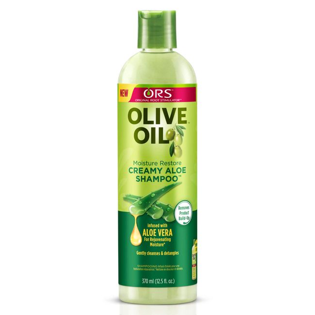 Organic Root Stimulator Olive Oil Creamy Aloe Shampoo, 12.5 oz (Pack of 2)