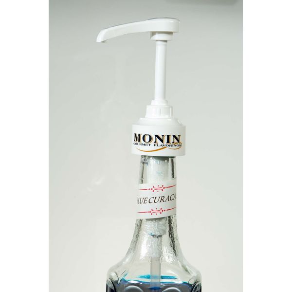MONIN SYRUP PUMP 1/4OZ GLASS (fits 750ml bottle)