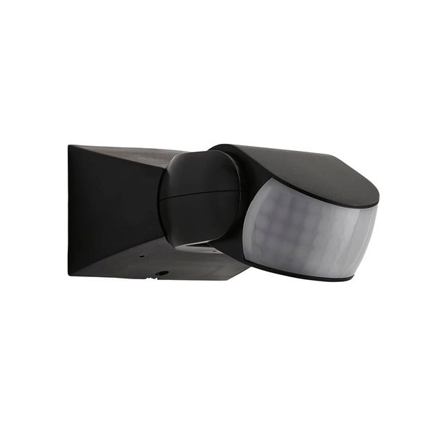 Litecraft Garrett Stealth Outdoor PIR Motion Sensor with Override Feature (Black)