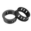 sourcingmap 15pcs 30mm Mounted Dia Cable Hose Snap Bushing Grommet Protector Black