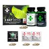 Rescue Detox 5 Day Permanent Detox Kit - 72ct Capsules | Comprehensive Full Body Cleanse with Bonus Instant ICE Caps