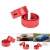 Miyinla Auto Power Stops Spring Bumper, Universal Car Shock Absorber Spring Buffer Cushion Bumper Red (D)