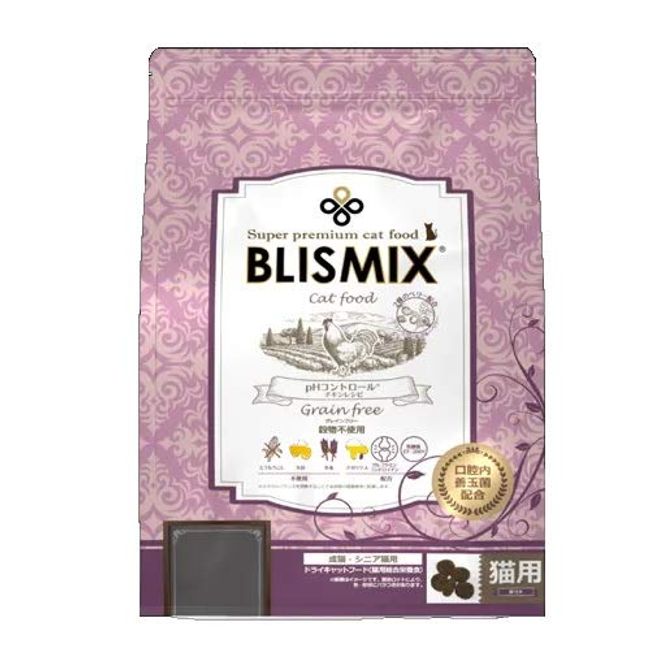 Bliss-Mix Cat Food pH Control Chicken Recipe 17.6 oz (500 g)