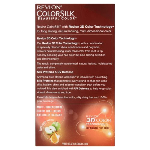 Revlon Colorsilk Beautiful Color, Dark Soft Brown, 1 Count