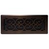 Decor Grates SPH412-RB Floor Register, 4x12, Rubbed Bronze Finish