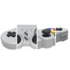 Cenxaki Switch Controller Wireless Gamepad Compatible with NS/Switch OLED/Windows PC - Classic SNES Style Controller with Motion Control/Vibration/Turbo/Wakeup - Gray